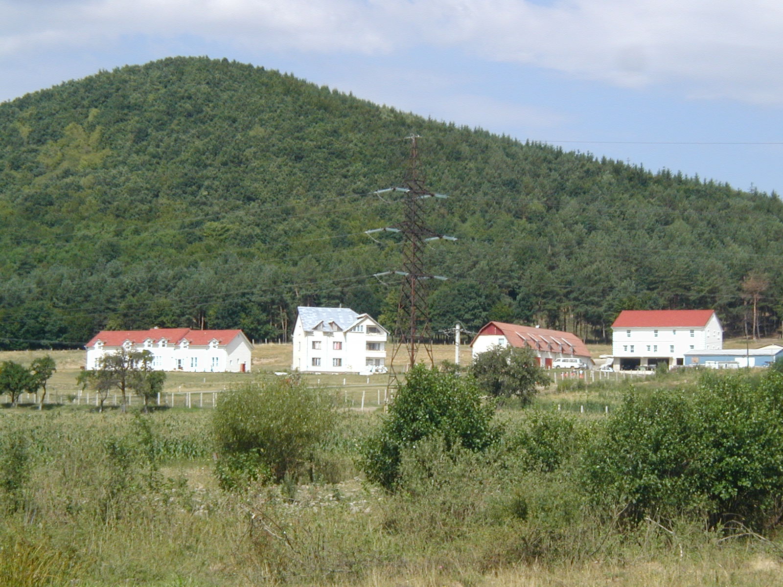 The four buildings at Bistritia.
